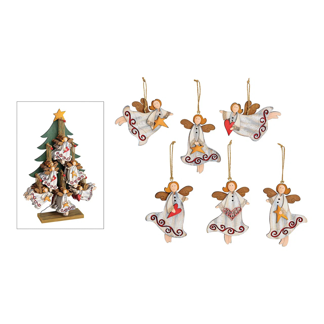 Christmas angel with star