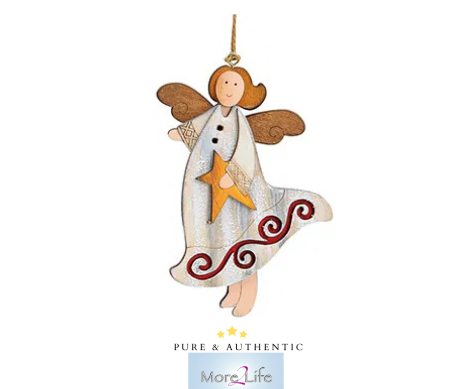 Christmas angel with star