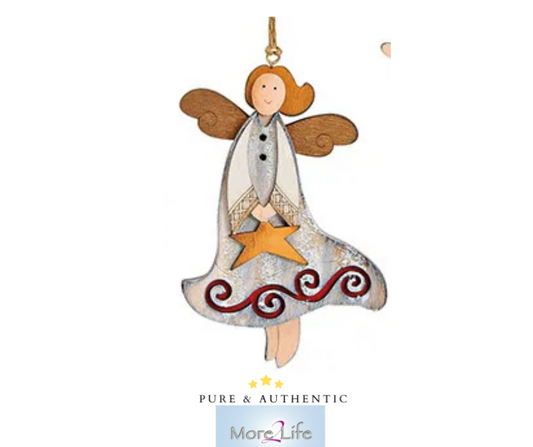 Christmas angel with star