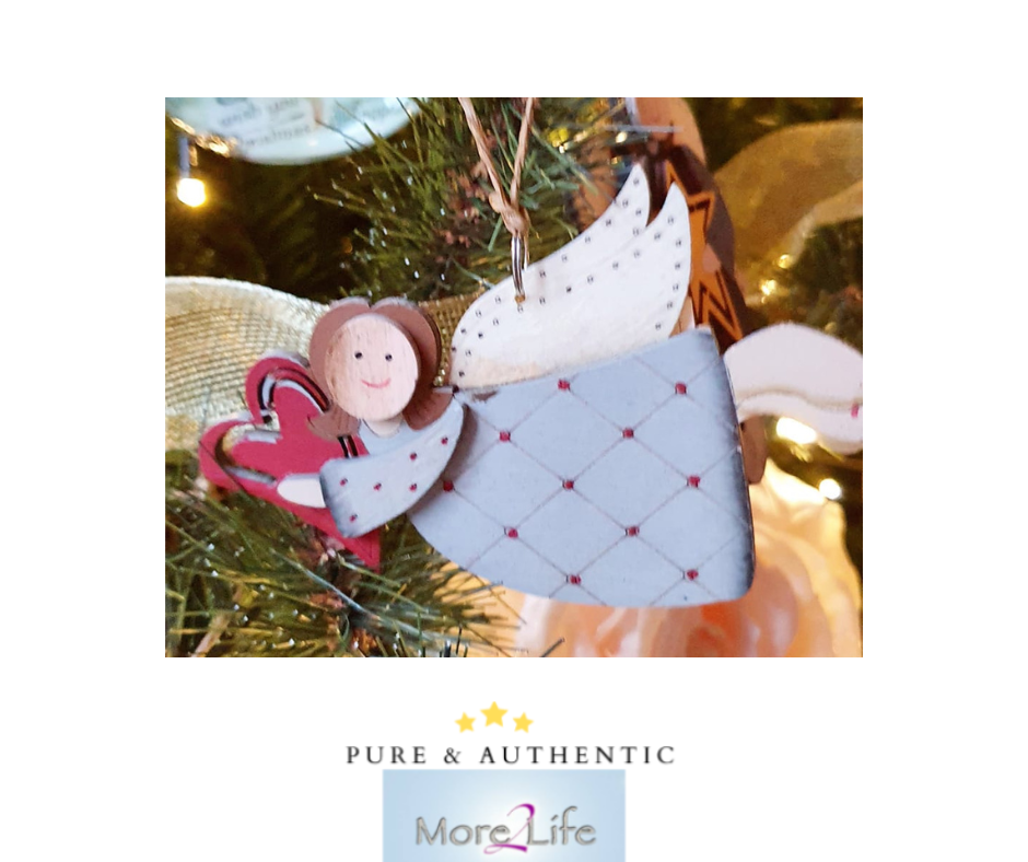 Christmas angel with heart