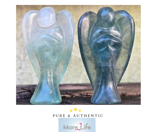 Fluoriet staande engel 70 mm