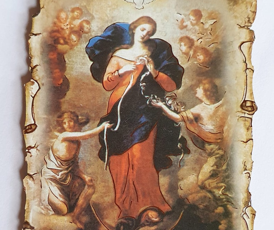 Icoonplaatje Maria ontrafelt jouw knopen