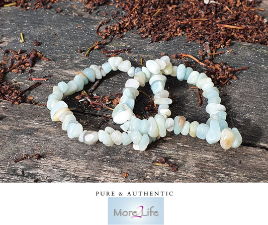 Amazoniet splitarmband - Sterke heler en beschermer!