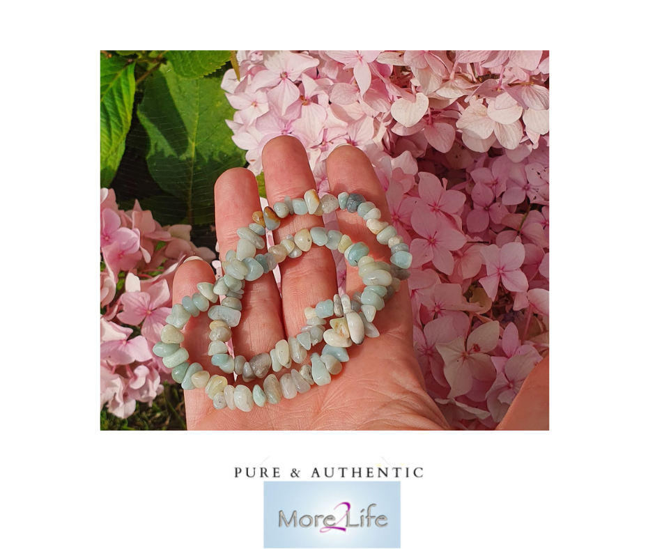 Amazoniet splitarmband - Sterke heler en beschermer!