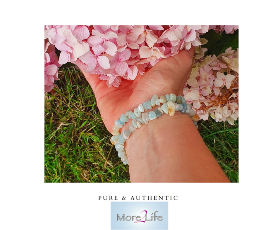 Amazoniet splitarmband - Sterke heler en beschermer!