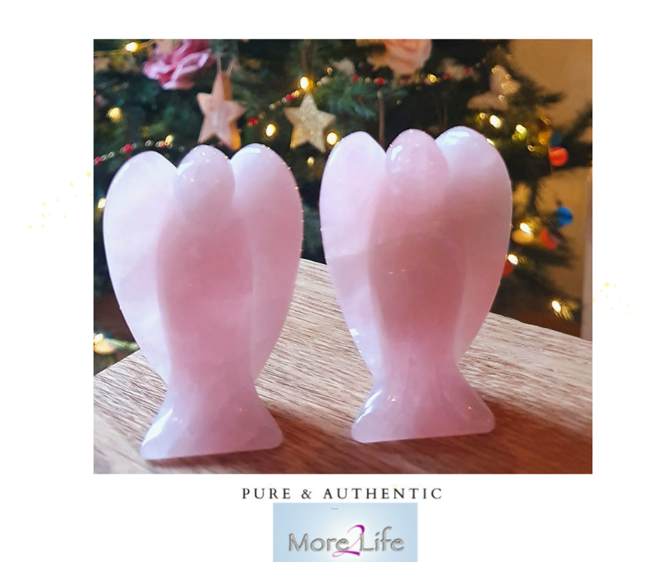 Roze warts staande engel 70mm