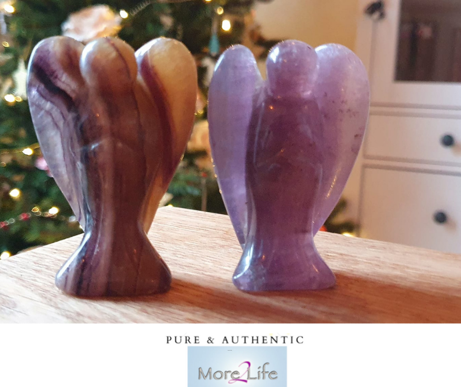 Fluoriet staande engel 70mm