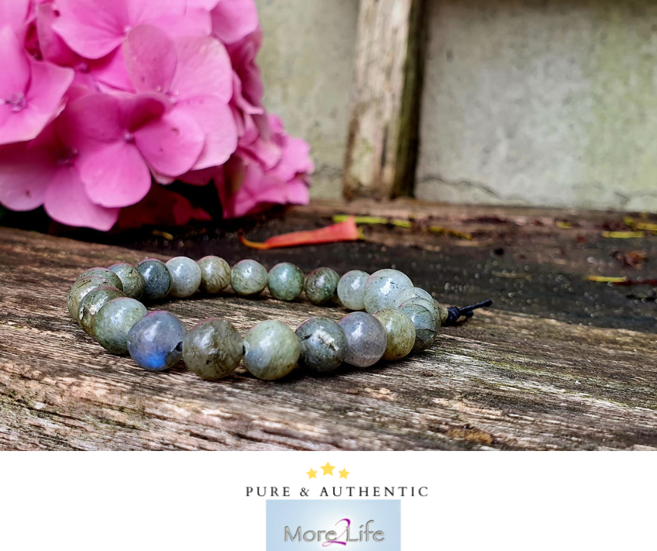 Labradorite bracelet - Very strong energetic protector!