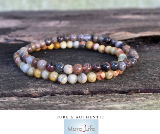 Kalm en Sterk: Agaat & Versteend Hout