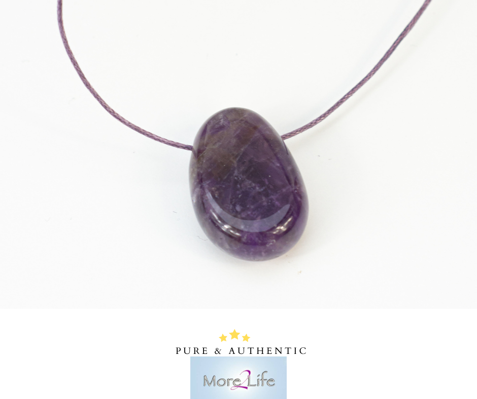 Amethyst pendant - Provides peace and balance